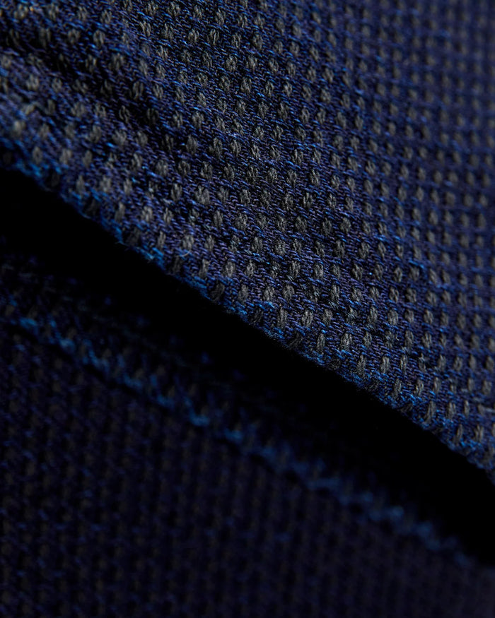 1178-ID Sashiko Regular Fit - INDIGO X BLACK