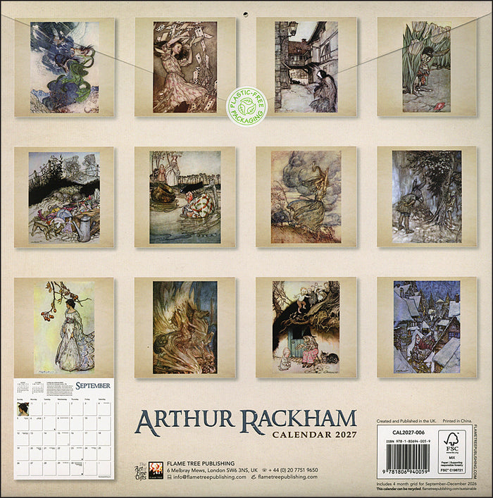 Arthur Rackham 2027 Calendar