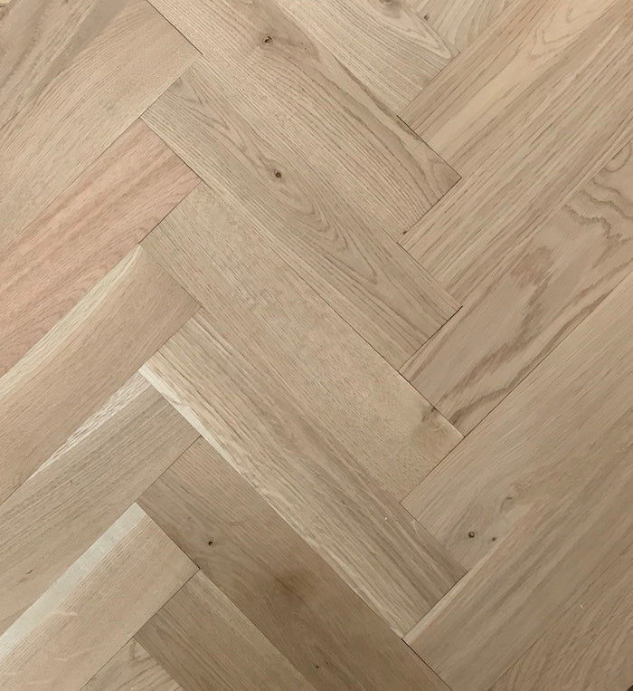 Bedlington Engineered Oak Parquet - Unfinished Rustic – 15/4 × 70 × 350mm