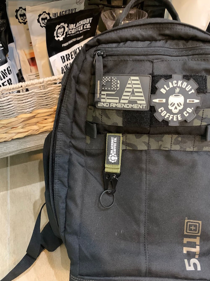 Blackout Coffee Keychain Army Green