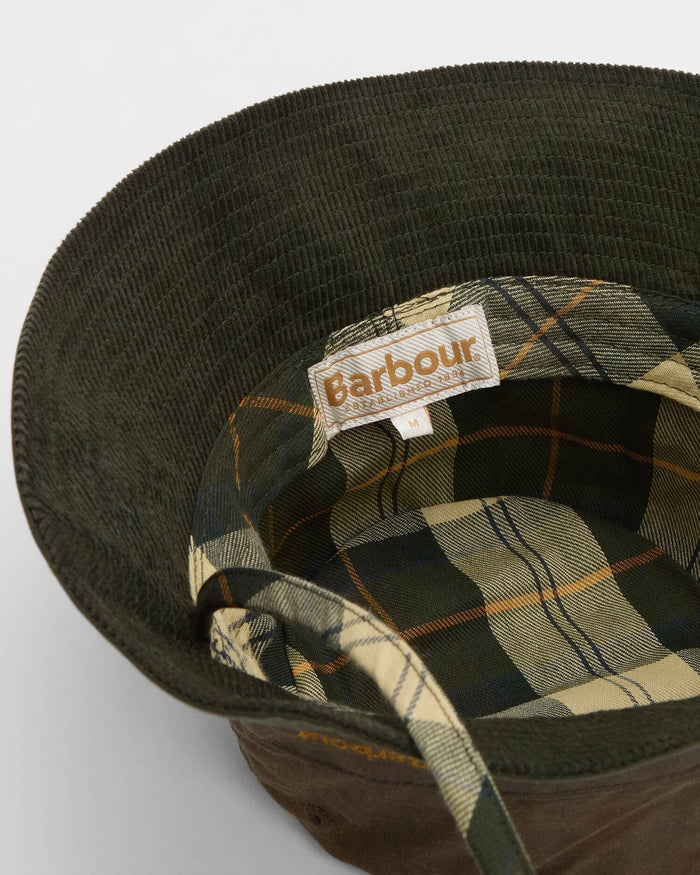 BRACKLEY WAX BUCKET HAT - FERN/BEECH