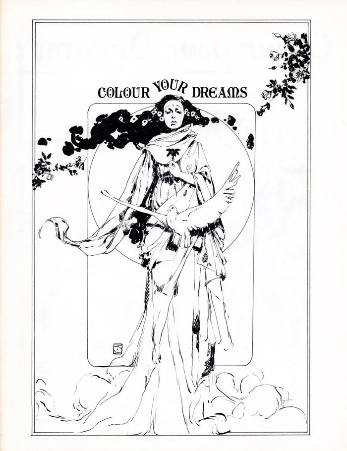 COLOUR YOUR DREAMS FANZINE/COLORING BOOK #1