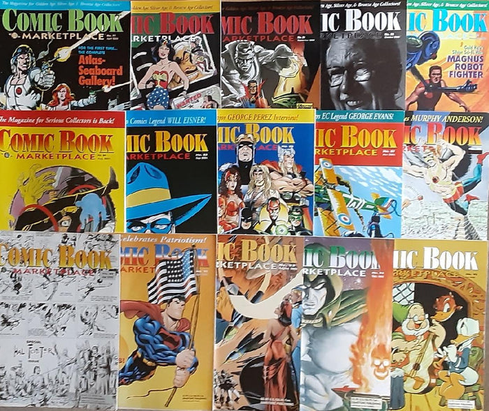 COMIC BOOK MARKETPLACE MAGAZINE Set of 15
