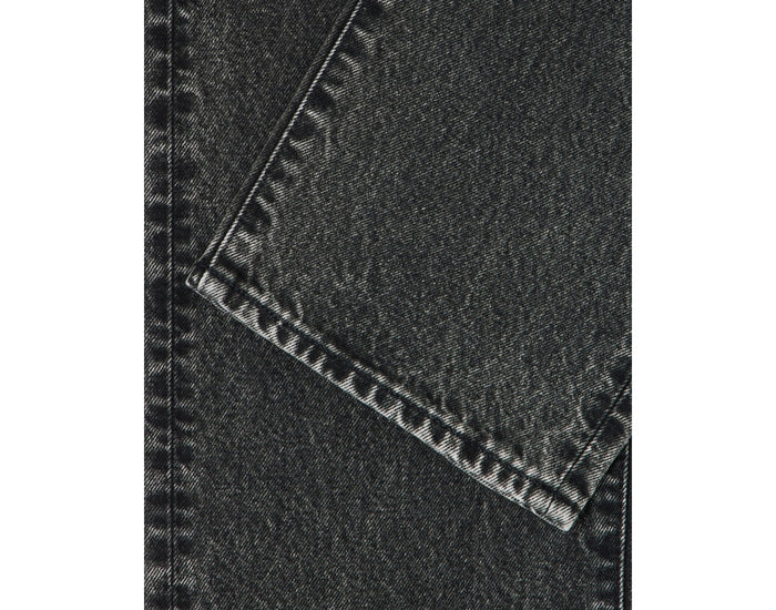 EU04Z-481 REGULAR STRAIGHT - BLACK MID DARK USED