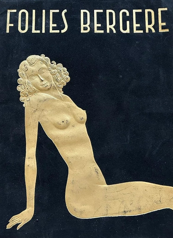 FOLIES BERGERE 1950s PROGRAM
