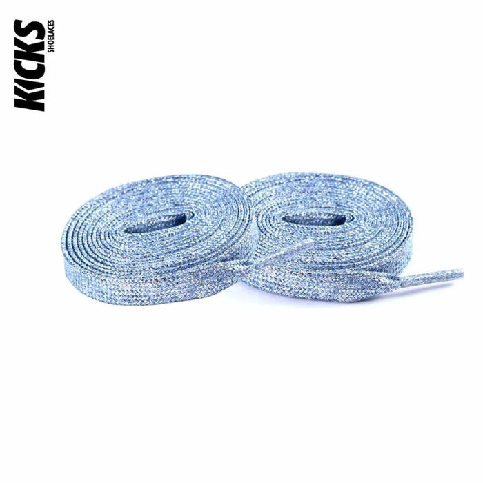Sky Blue / 120 CM / 47 IN / Glitter Laces | 9 mm