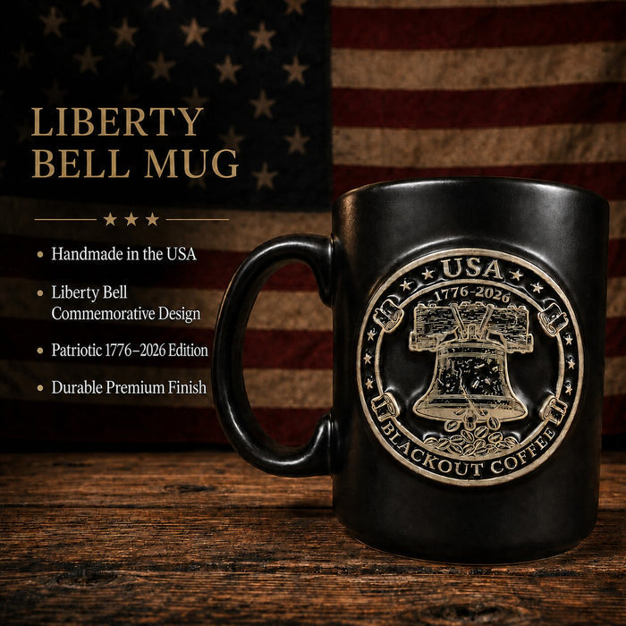Liberty Bell Coffee Mug – Handmade in USA