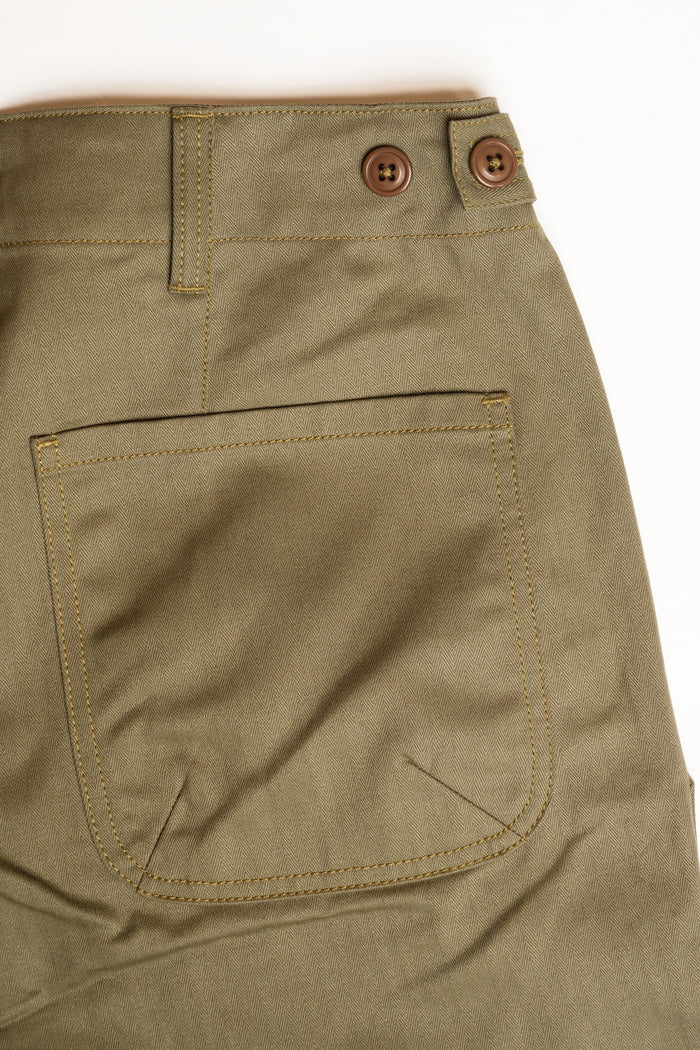 SHORT DECK PANTS - OLIVE HBT