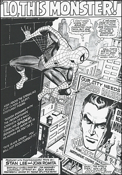 THE SPECTACULAR SPIDER-MAN Lo, This Monster Treasury Edition