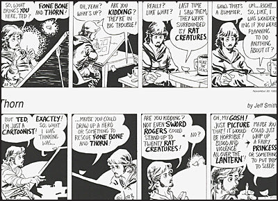 THORN The Complete Proto-Bone Strips 1982-1986 and Other Early Drawings