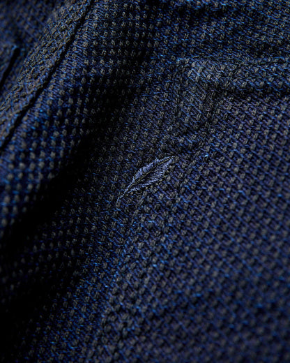 1178-ID Sashiko Regular Fit - INDIGO X BLACK