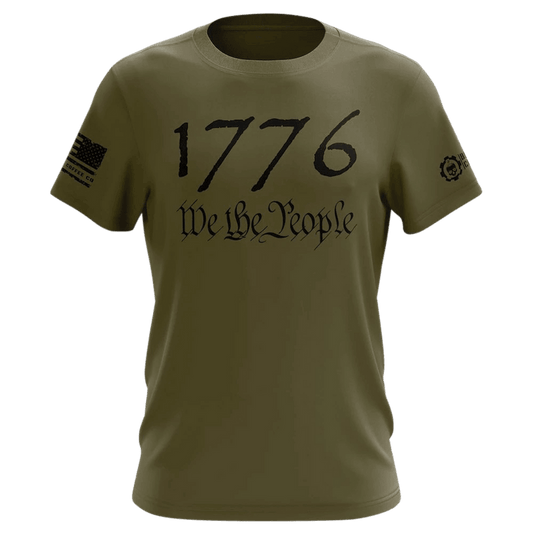 1776 We The People Mili Green T-Shirt