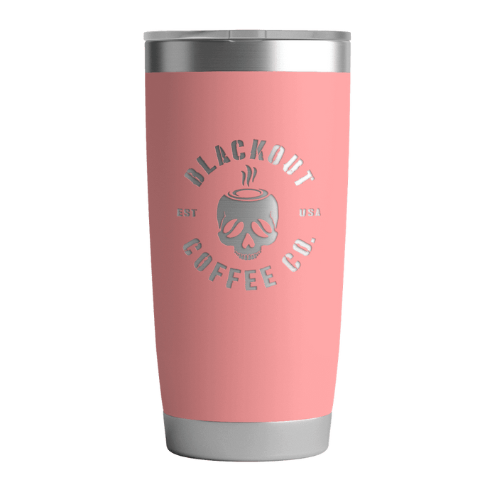 20 OZ Tumbler w\/ Logo & US Flag In Pink