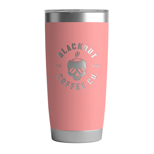 20 OZ Tumbler w\/ Logo & US Flag In Pink