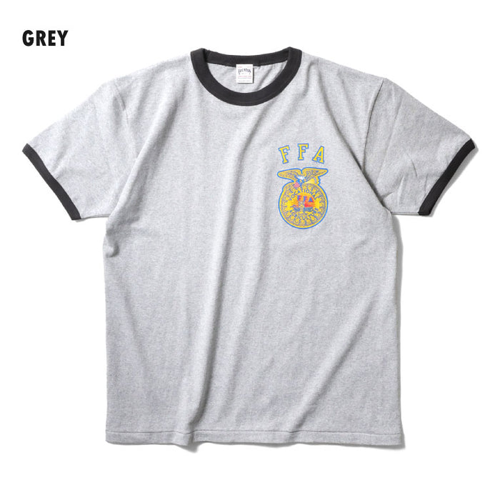 22302 RINGER TEE S/S(FFA) - GREY