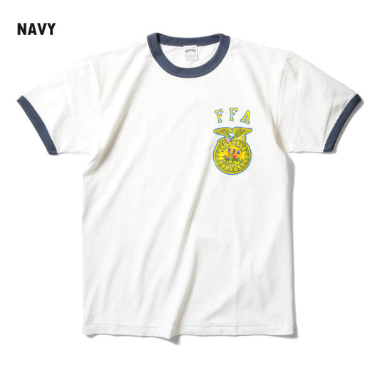 22302 RINGER TEE S/S(FFA) - NAVY