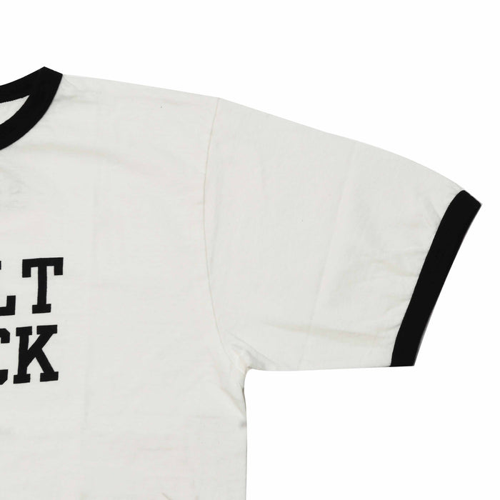 34006-01 Ringer Tee "T-BOLT TRACK" - OFF WHITE X BLACK