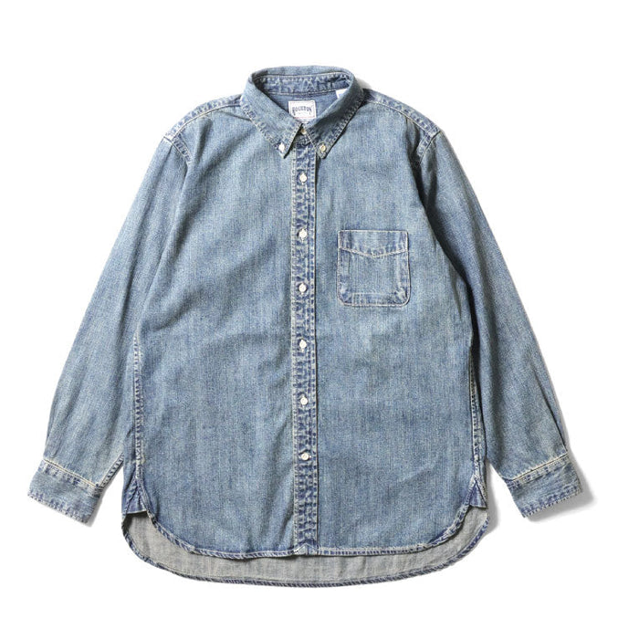 41256 DENIM BD SHIRT - INDIGO VINTAGE WASH