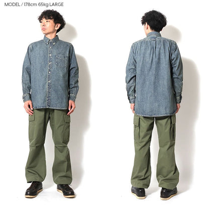 41256 DENIM BD SHIRT - INDIGO VINTAGE WASH