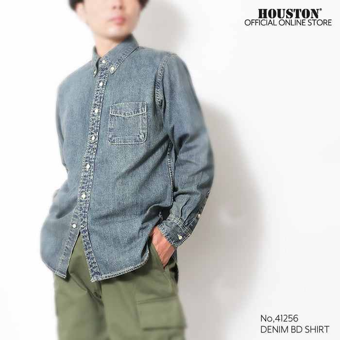 41256 DENIM BD SHIRT - INDIGO VINTAGE WASH