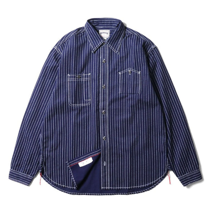 41260 INDIGO WABASH 40's WORK SHIRT - INDIGO ONE WASH