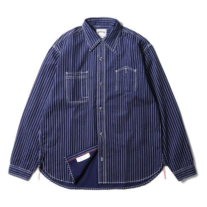 41260 INDIGO WABASH 40's WORK SHIRT - INDIGO ONE WASH