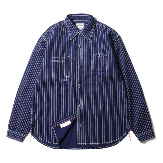 41260 INDIGO WABASH 40's WORK SHIRT - INDIGO ONE WASH