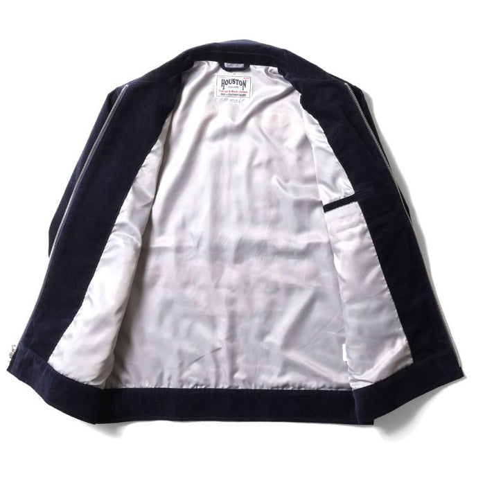 51448 CORDUROY EMBROIDERY JACKET (FFA) - NAVY