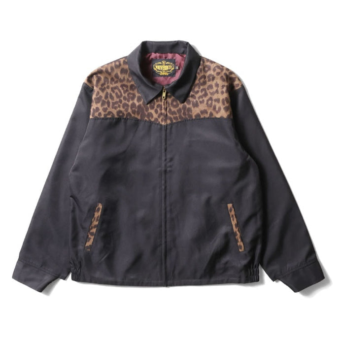 51553 SWING TOP (LEOPARD) - BLACK