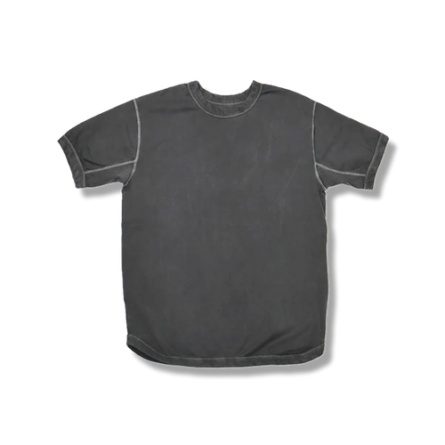 5222-25 Flat Seam Heavyweight T Shirt - Ink Black