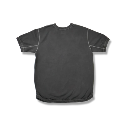 5222-25 Flat Seam Heavyweight T Shirt - Ink Black