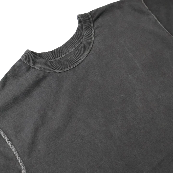5222-25 Flat Seam Heavyweight T Shirt - Ink Black