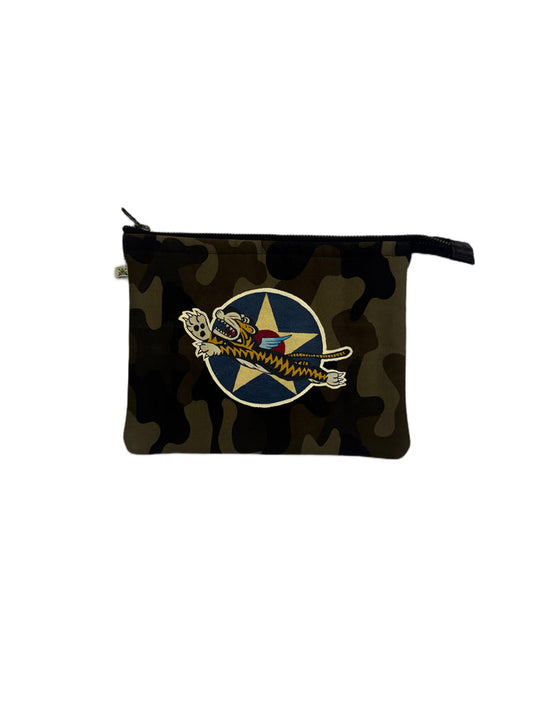AK/PR/LOT3/ACC/040 Flying Tiger  Pouch - BROWN CAMO