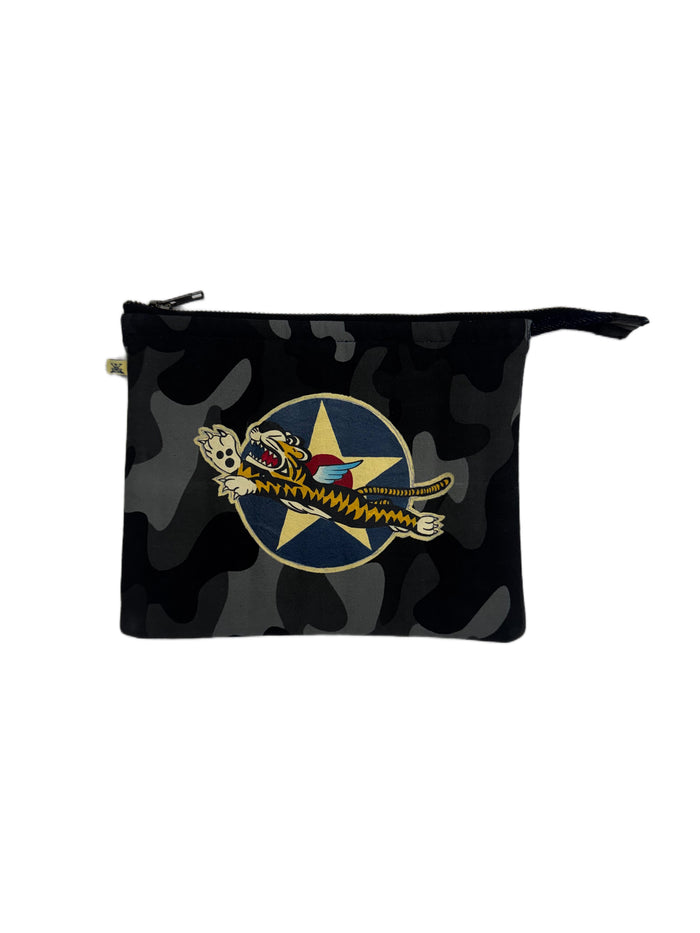 AK/PR/LOT3/ACC/043 Flying Tiger  Pouch - GREY CAMO