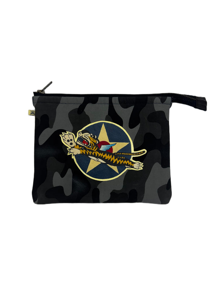 AK/PR/LOT3/ACC/045 Flying Tiger  Pouch - GREY CAMO