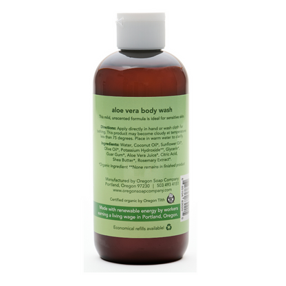 Aloe Vera Natural Organic Body Wash