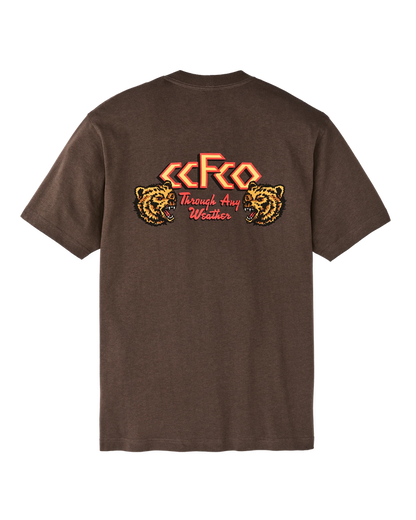ANY WEATHER GRAPHIC T-SHIRT - DARK BROWN/ANY WEATHER