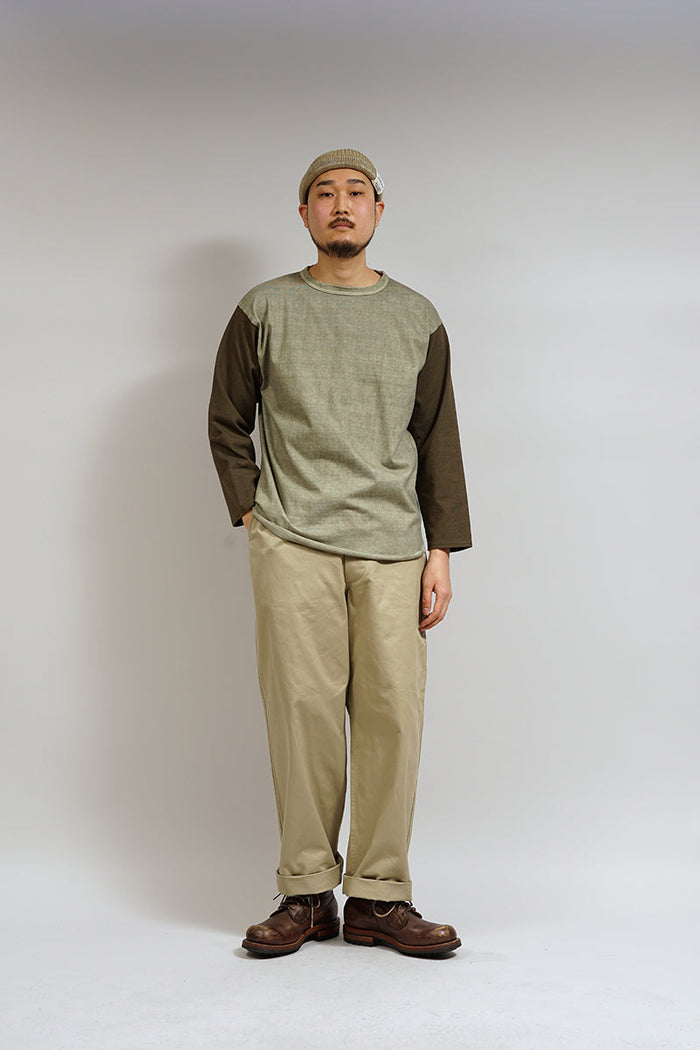 BASEBALL T-SHIRT PIGMENT - GREEN