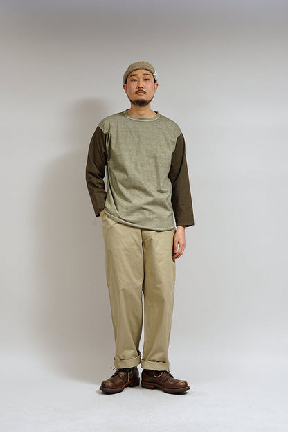 BASEBALL T-SHIRT PIGMENT - GREEN