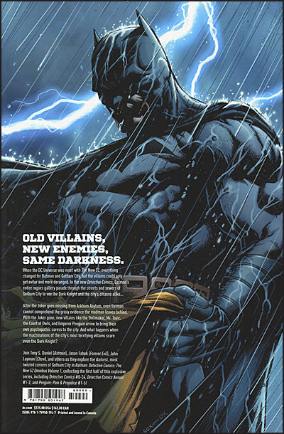 BATMAN DETECTIVE COMICS The New 52 Omnibus Volume 1
