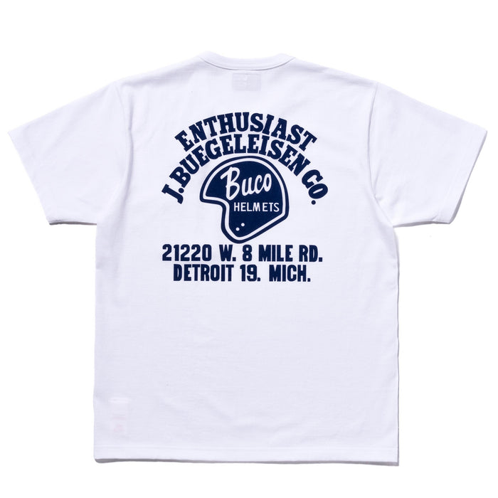 BC25005 BUCO TEE / ENTHUSIAST - WHITE