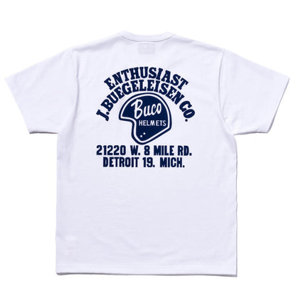 BC25005 BUCO TEE / ENTHUSIAST - WHITE