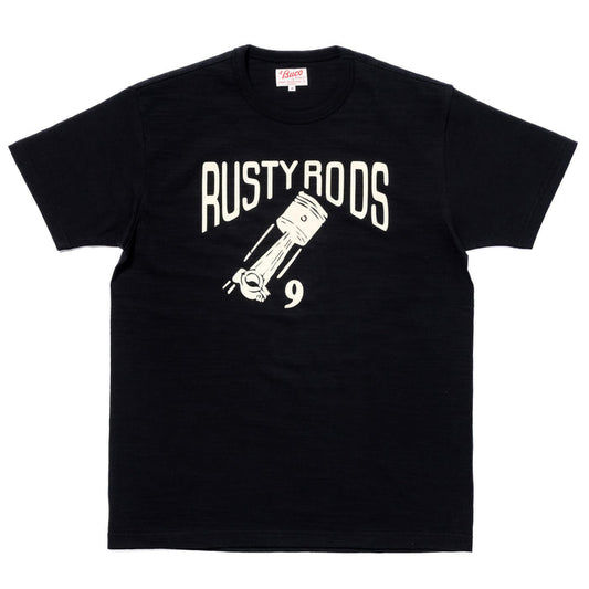 BC25006 ATHLETIC T-SHIRT / RUSTY RODS - BLACK