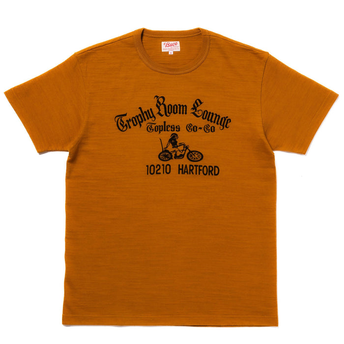 BC25007 ATHLETIC T-SHIRT / TROPHY ROOM LOUNGE - MUSTARD