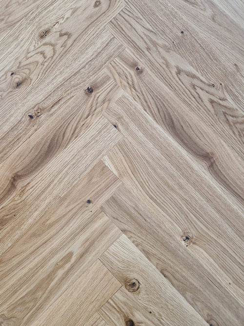 Bedlington Engineered Oak Parquet - Matt Lacquered Rustic