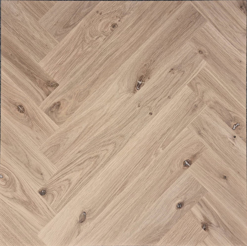 Bedlington Engineered Oak Parquet - Unfinished Rustic – 11/4 × 70 × 490mm