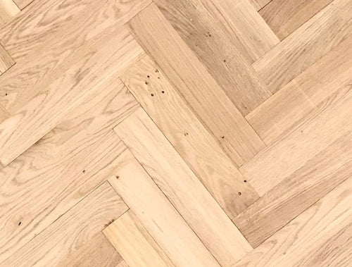Bedlington Micro-Bevelled Engineered Oak Parquet - Unfinished Rustic – 20/4 × 70 × 350mm