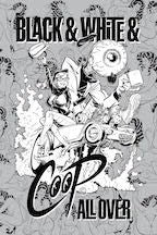 Black and White Coop All Over Art Zine
