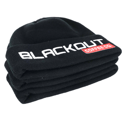 Black Beanie stack of 3