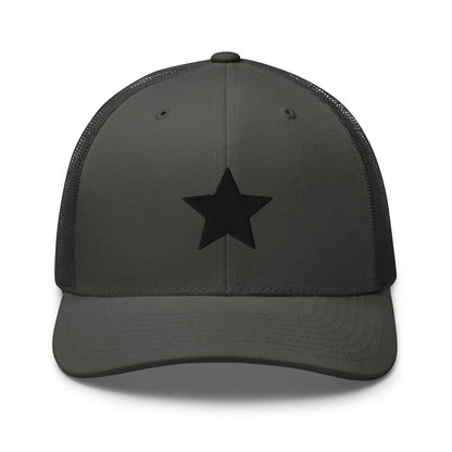 Charcoal / One Size Fits Most / Embroidered Trucker Cap